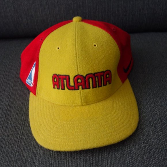 Nike NBA Atlanta Hawks Rewind Pro Swooshflex 4 2002 Baseball Cap - Picture 1 of 16